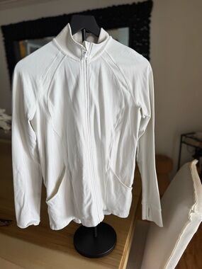 lululemon athletica White Full-Zip Utility Jacket